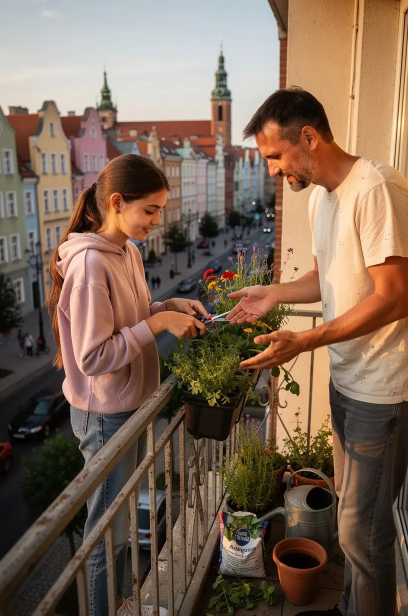 Kalendarz cyfrowy na ekranie smartfona przypominający o regularnych obowiązkach domowych i terminach.